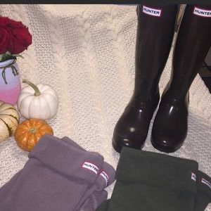 Hunter rain boots